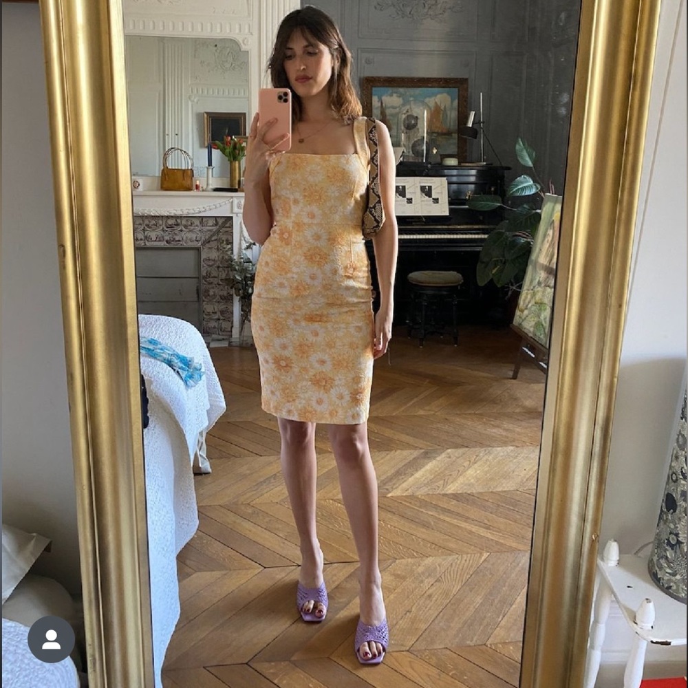 Rouje amalia dress in orange
